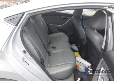 2012 Hyundai Elantra Limited z USA, uszkodzony, nr VIN 5NPDH4AE4CH149613